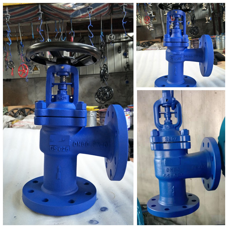 Bellow Seal Angle Globe Valve Cast Steel Pn From China Manufacturer