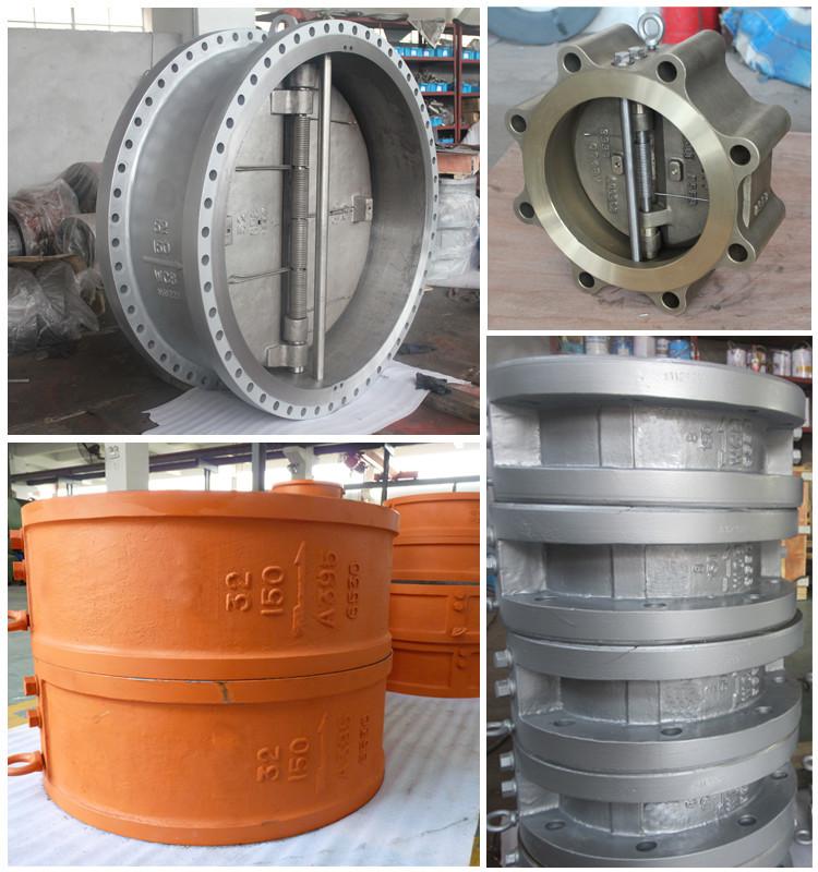 Wafer Check Valve API double disc Cast steel 150LB from China